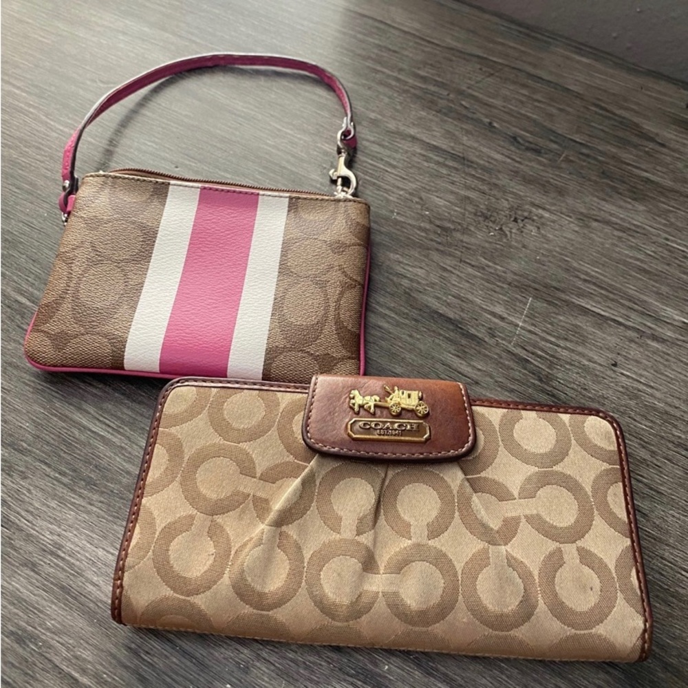 Coach Wristlet and Wallet Bundle